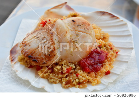 Barcelona, seafood, scallops Barcelona, seafood, scallops 50926990