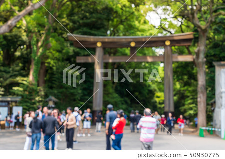 Meiji Shrine Torii Torii 50930775