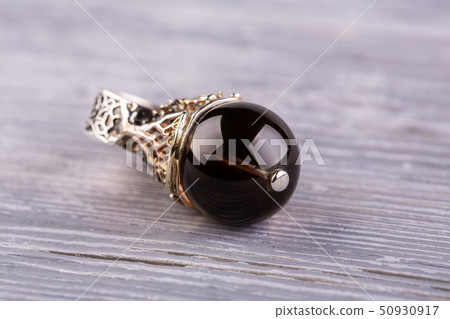 This ring with smoky quartz differs in an ideal This ring with smoky quartz differs in an ideal 50930917