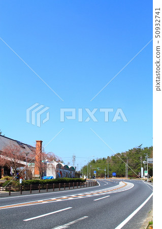 在岐阜縣的土岐市路的車站的風景 50932741