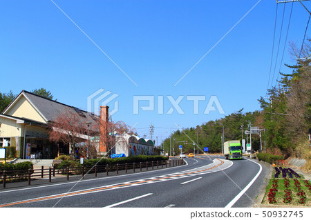 在岐阜縣的土岐市路的車站的風景 50932745