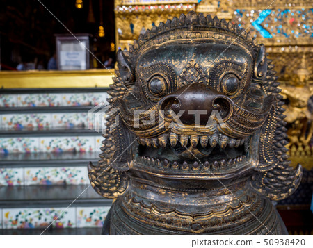 Lion Guarddians, Grand palace in Bangkok 50938420