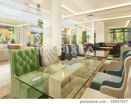 The interior design of the hotel, breakfastroom The interior design of the hotel, breakfastroom 50947957