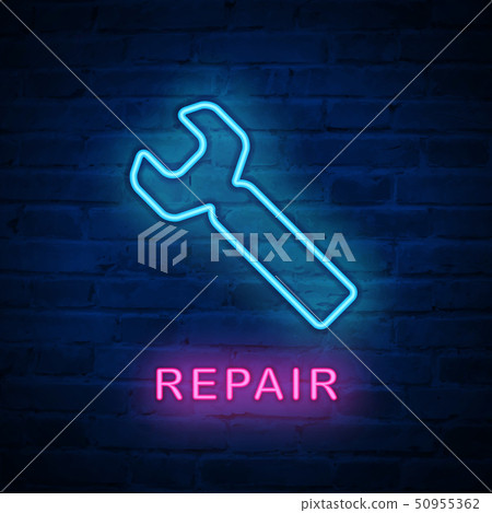 Vector Illuminated Neon Light Icon Sign Repair - Stock Illustration 50955362 - Pixta Vector Illuminated Neon Light Icon Sign Repair - Stock Illustration 50955362 - Pixta