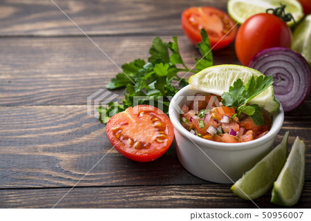 Traditional mexican tomato salsa sauce Traditional mexican tomato salsa sauce 50956007