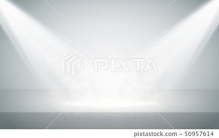 Vector studio background with spotlight.  50957614