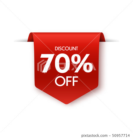 Offer tag. Discount label. Vector illustration 50957714
