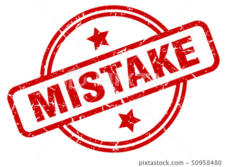 Mistake - Stock Illustration [50958480] - PIXTA