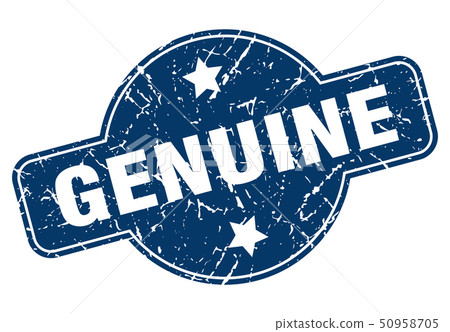 genuine sign - Stock Illustration [50958705] - PIXTA