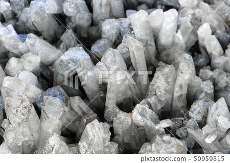 background - druse of quartz crystals 50959815