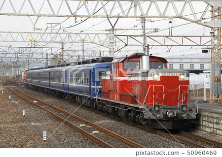 Handle training train that goes to the Hakata Line Handle training train that goes to the Hakata Line 50960469