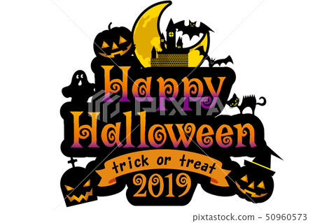 萬聖節標誌2019（英語）|萬聖節快樂|萬聖節快樂標誌 50960573