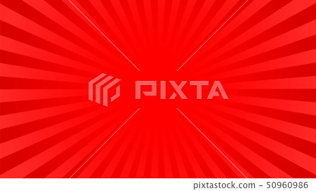 Bright red rays background 50960986
