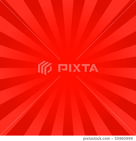 Bright red rays background 50960999