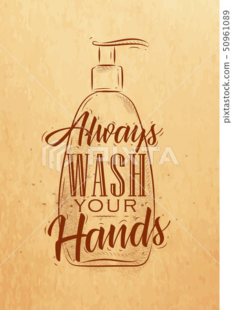 Soap dispenser graphic craft 50961089