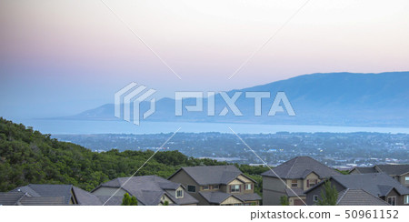Utah Valley views with homes mountain and lake Utah Valley views with homes mountain and lake 50961152