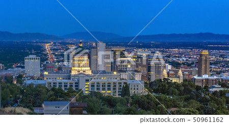 Utah State Capital Building view at twilight Utah State Capital Building view at twilight 50961162