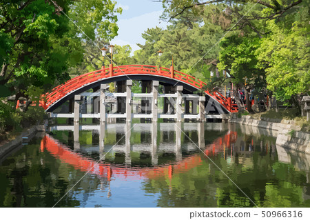 Sumiyoshi Taisha Shrine 50966316