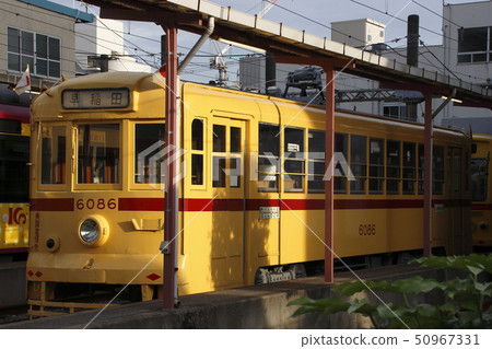 Arakawa line No. 6086 Arakawa garage (lifting the national flag) Arakawa line No. 6086 Arakawa garage (lifting the national flag) 50967331