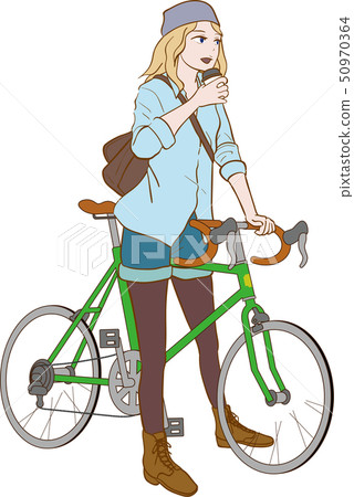 Mini Bello和時尚女性 50970364