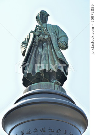 Walk around the Imperial Palace: Masahiro Omura bronze statue Yasukuni Shrine Walk around the Imperial Palace: Masahiro Omura bronze statue Yasukuni Shrine 50972889