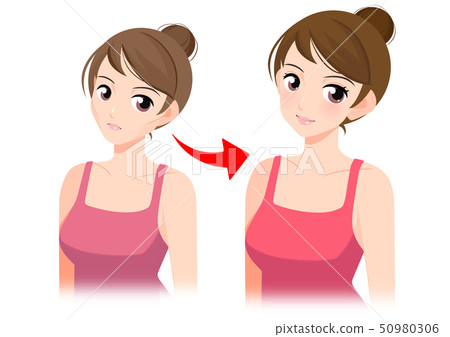 Plastic surgery concept, beauty health procedure vector illustration 022 Plastic surgery concept, beauty health procedure vector illustration 022 50980306