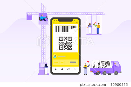Mobile application development and design process concept flat design illustration 013 Mobile application development and design process concept flat design illustration 013 50980353