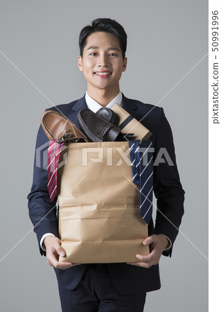 Attractive young man. sale, shopping, fashion, and style concept photo 311 50991996
