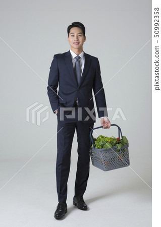 Attractive young man. sale, shopping, fashion, and style concept photo 250 50992358