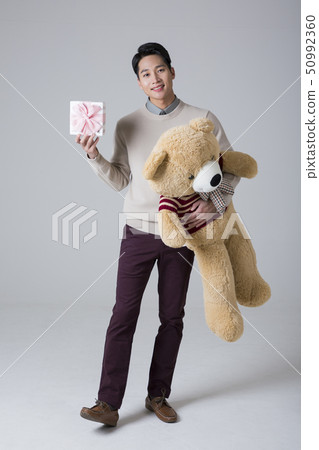 Attractive young man. sale, shopping, fashion, and style concept photo 204 50992360