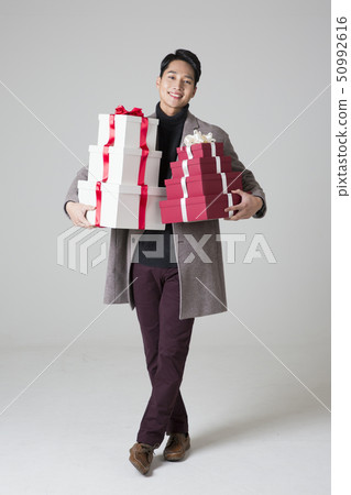 Attractive young man. sale, shopping, fashion, and style concept photo 086 50992616