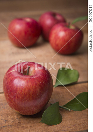 Healthy and weight loss concept, Red apple whole and half piece 087 Healthy and weight loss concept, Red apple whole and half piece 087 50997015