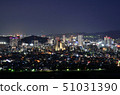 從Maruyama Hanakien看的靜岡市夜視圖 51031390
