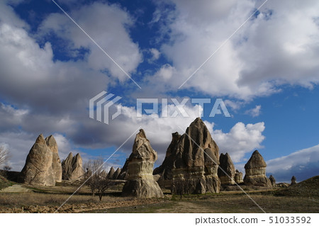 Rock formations in Cappadocia Rose Valley, Turkey 51033592