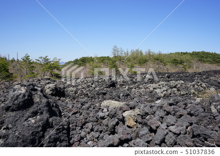 A view from the burning running conglomerate flow A view from the burning running conglomerate flow 51037836