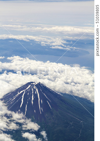 從天空看見的富士山和駿河灣 51039805