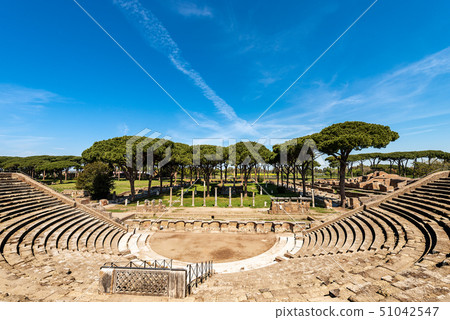 Ostia Antica - The Roman Theatre - Rome Italy 51042547