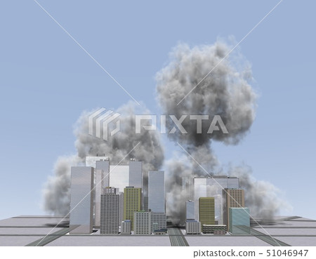 Air strike terrorism explosion 51046947