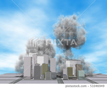 Air strike terrorism explosion 51046949