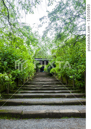 [神奈川縣]鎌倉北鎌倉，明月院的大門 51050893