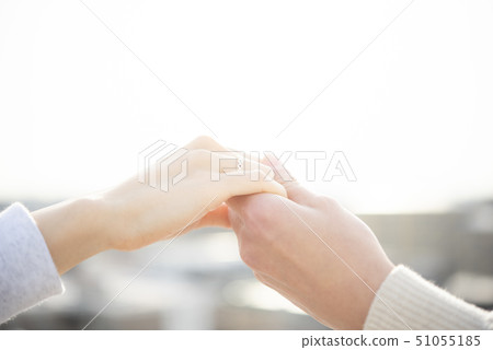 夫婦手連接 夫婦手連接 51055185