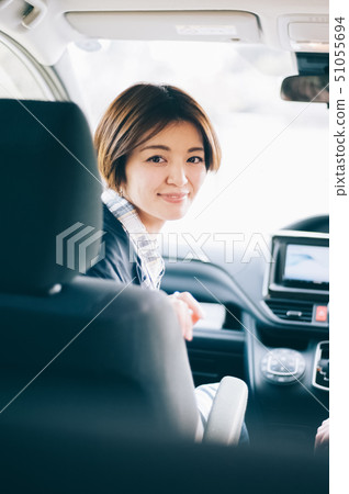Woman car drive Woman car drive 51055694