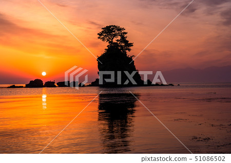 <富山縣>天原海岸日出/自然景觀 <富山縣>天原海岸日出/自然景觀 51086502