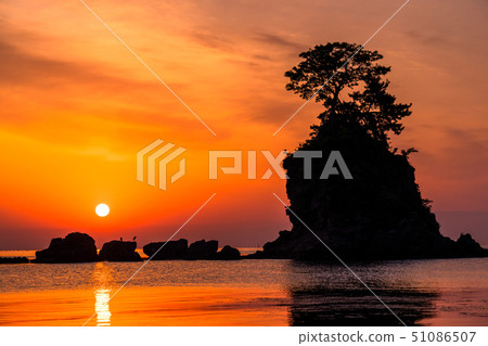 <富山縣>天原海岸日出/自然景觀 51086507