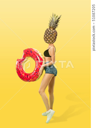 Modern design. Contemporary art collage. 51087205