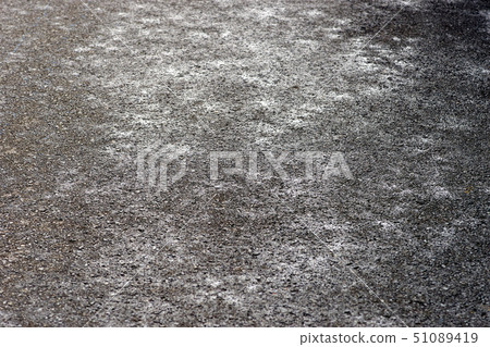 Frosted pavement Frosted pavement 51089419