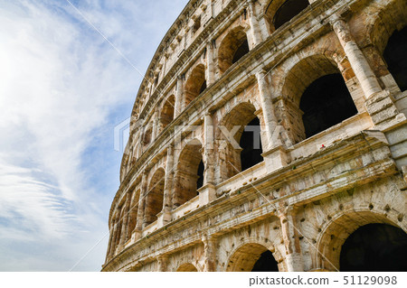 Ancient ruins of Rome (Italy) Colosseum Ancient ruins of Rome (Italy) Colosseum 51129098