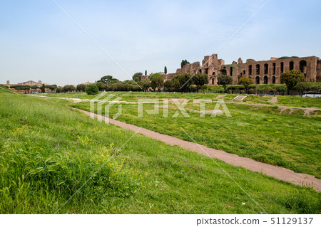 Ancient ruins of Rome (Italy) Circo Massimo and Palatine Hill Ancient ruins of Rome (Italy) Circo Massimo and Palatine Hill 51129137