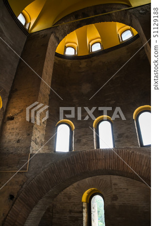 Ancient ruins of Rome (Italy) Interior of San Sebastiano's Gate (Appia's Gate) [Science Museum] 51129188