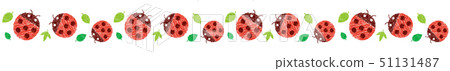 Seamless side-by-side background illustration (Ladybird) Seamless side-by-side background illustration (Ladybird) 51131487